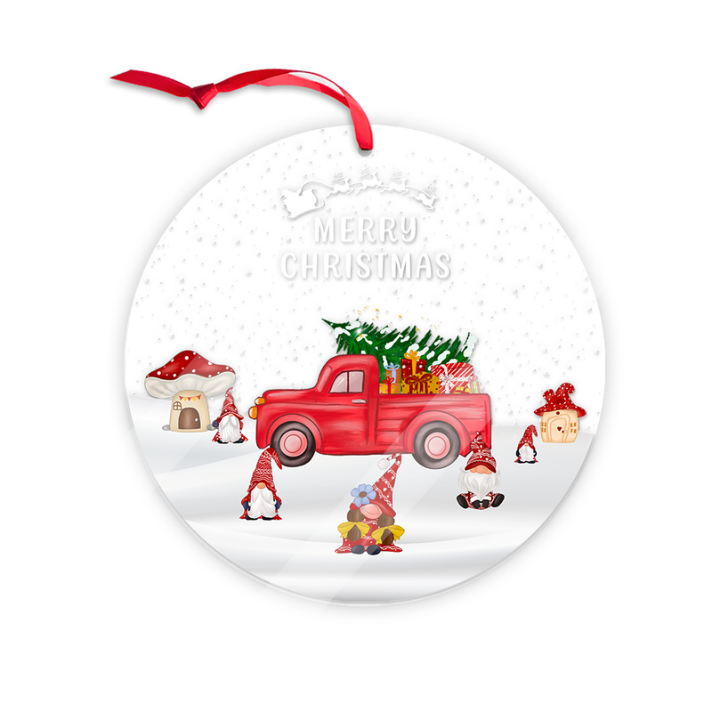 Personalized Transparent Acrylic Ornament