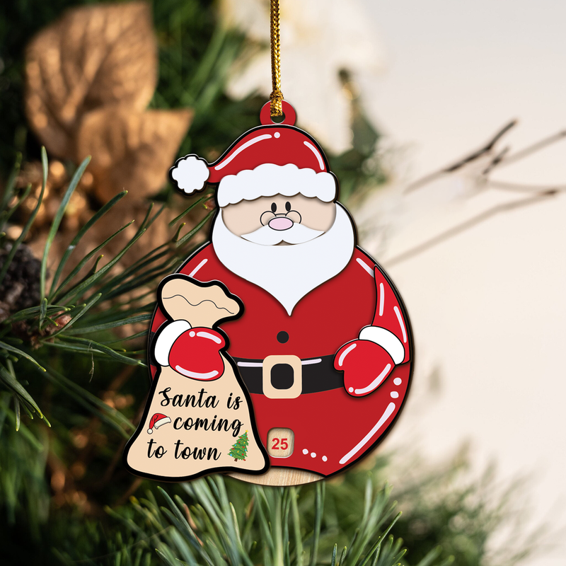 Personalized Christmas Countdown Ornament