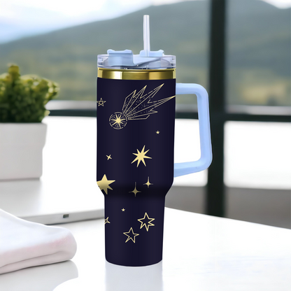 Personalized 40Oz Gold Stainless Steel Tumbler