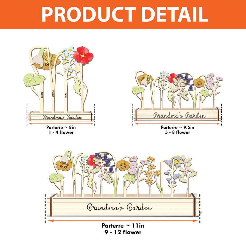 Personalized Wooden Parterre