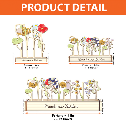 Personalized Wooden Parterre
