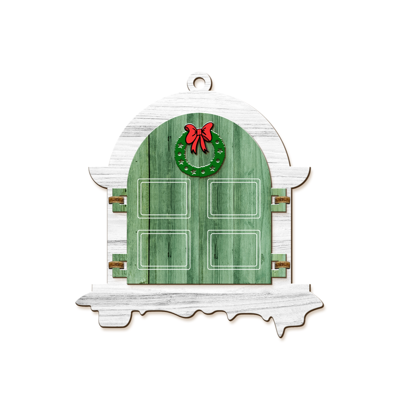 Personalized Christmas Door Ornament