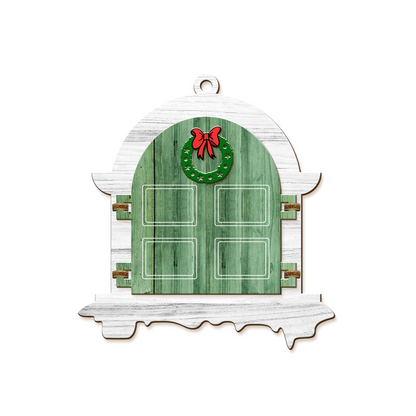 Personalized Christmas Door Ornament