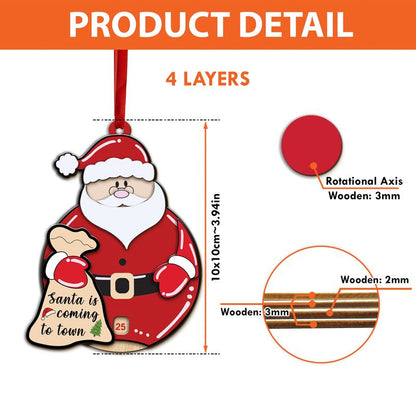 Personalized Christmas Countdown Ornament