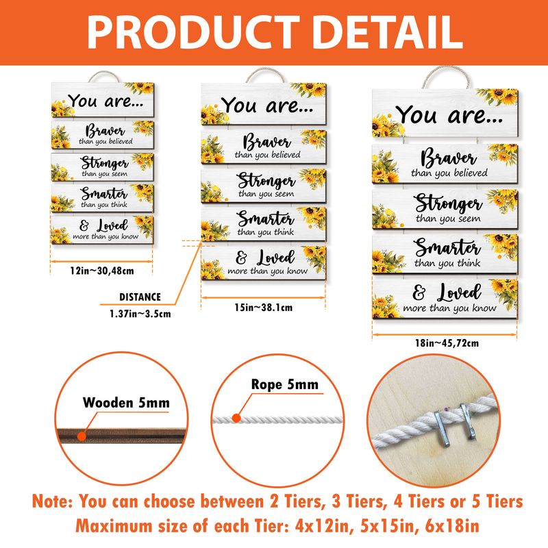 Personalized Multi Tier Sign