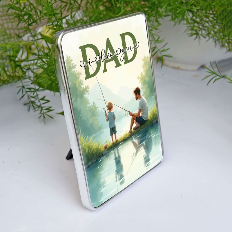 Personalized Mirrored Picture Frame
