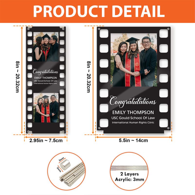 Personalized Magnetic Picture Frames