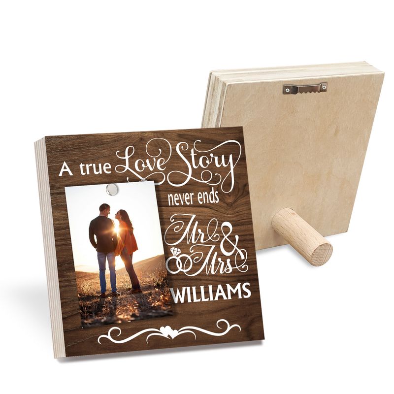 Personalized Wooden Photo Block