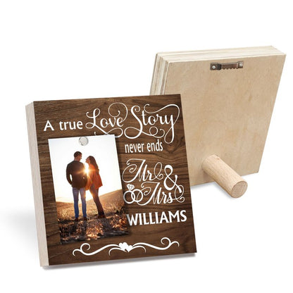 Personalized Wooden Photo Block