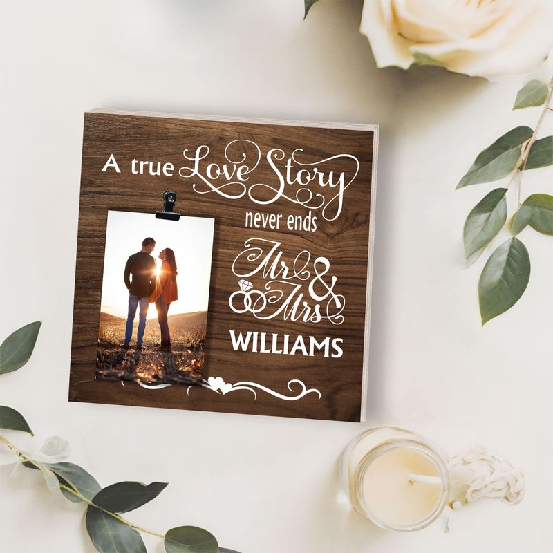 Personalized Wooden Photo Block