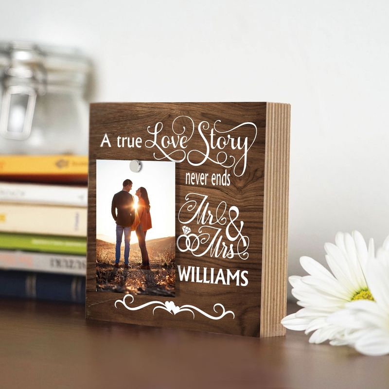 Personalized Wooden Photo Block