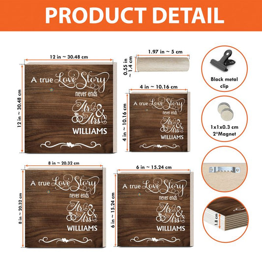 Personalized Wooden Photo Block