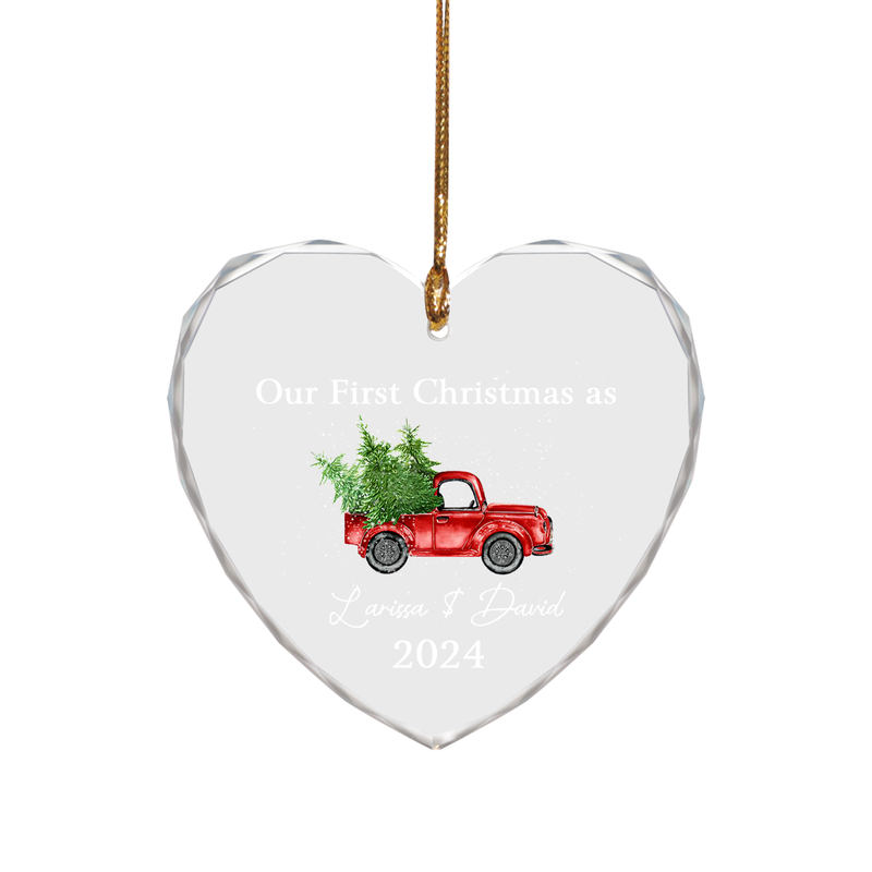 Personalized Glass Ornament - US