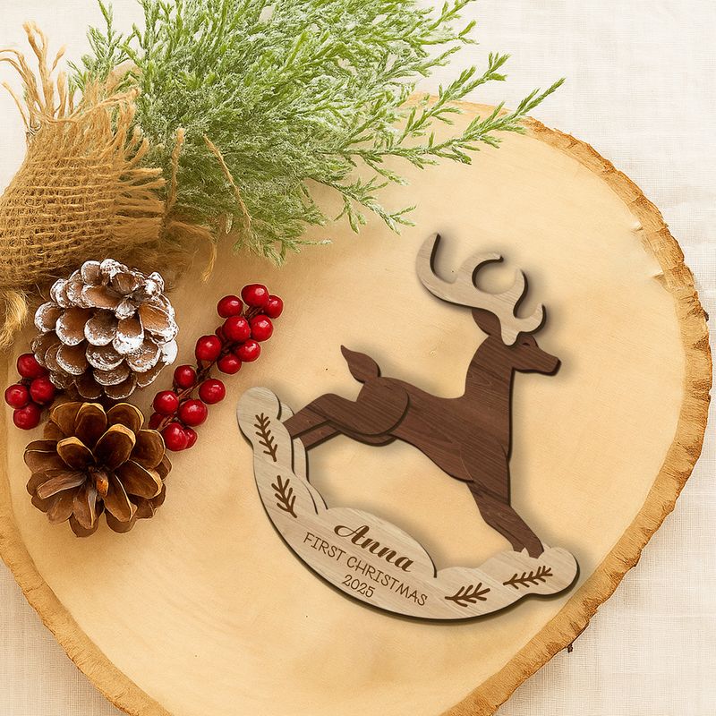 Personalized Seesaw Ornament
