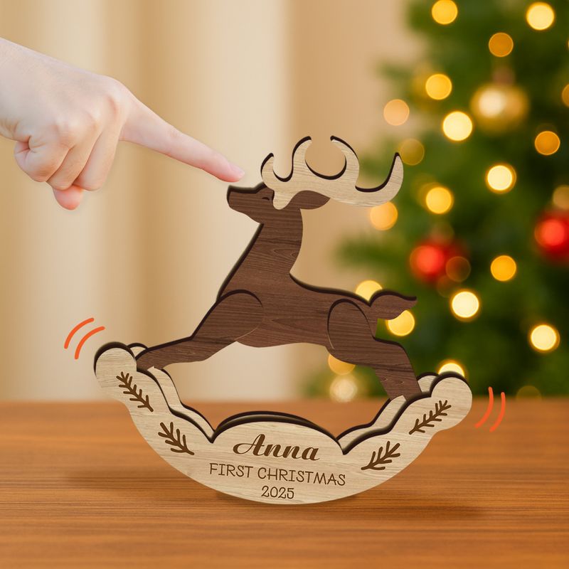 Personalized Seesaw Ornament