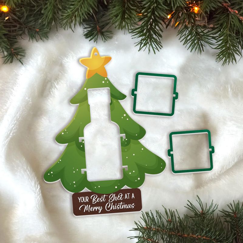 Personalized Shooter Bottle Holder Ornament