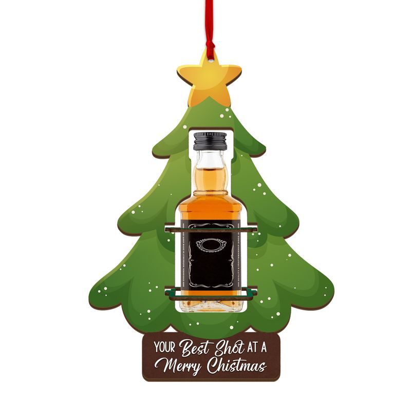 Personalized Shooter Bottle Holder Ornament