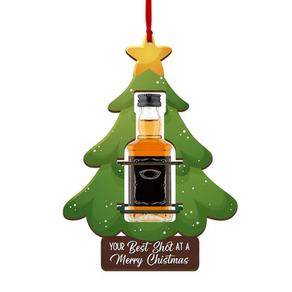 Personalized Shooter Bottle Holder Ornament