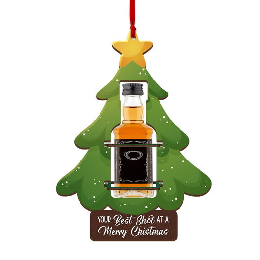 Personalized Shooter Bottle Holder Ornament