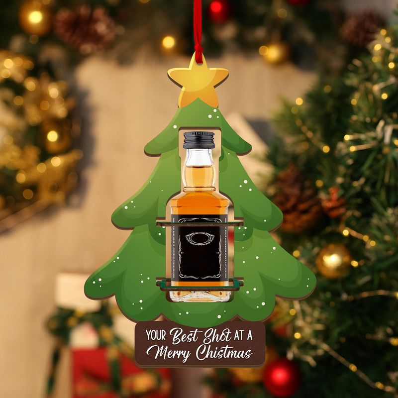 Personalized Shooter Bottle Holder Ornament