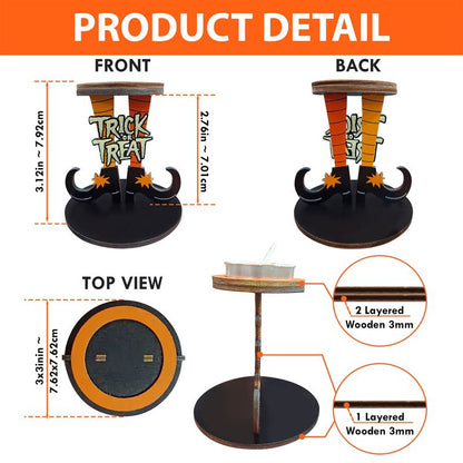 Personalized Wooden Tealight Holder Standing