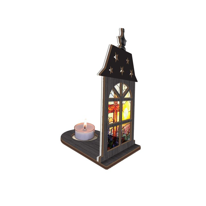 Personalized Suncatcher Candle Holder