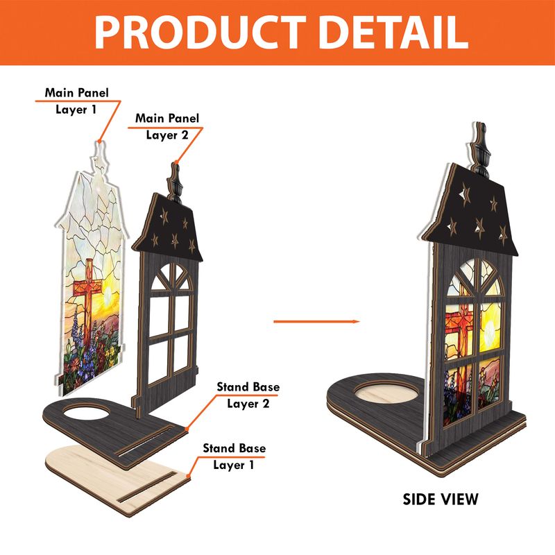 Personalized Suncatcher Candle Holder