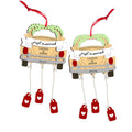 Personalized 2-Layer Wooden And Acrylic Christmas Ornament with Charms