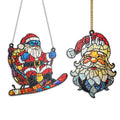 Custom Shape Wavy Acrylic Christmas Ornament