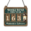 Personalized Wooden Books Read Tracker