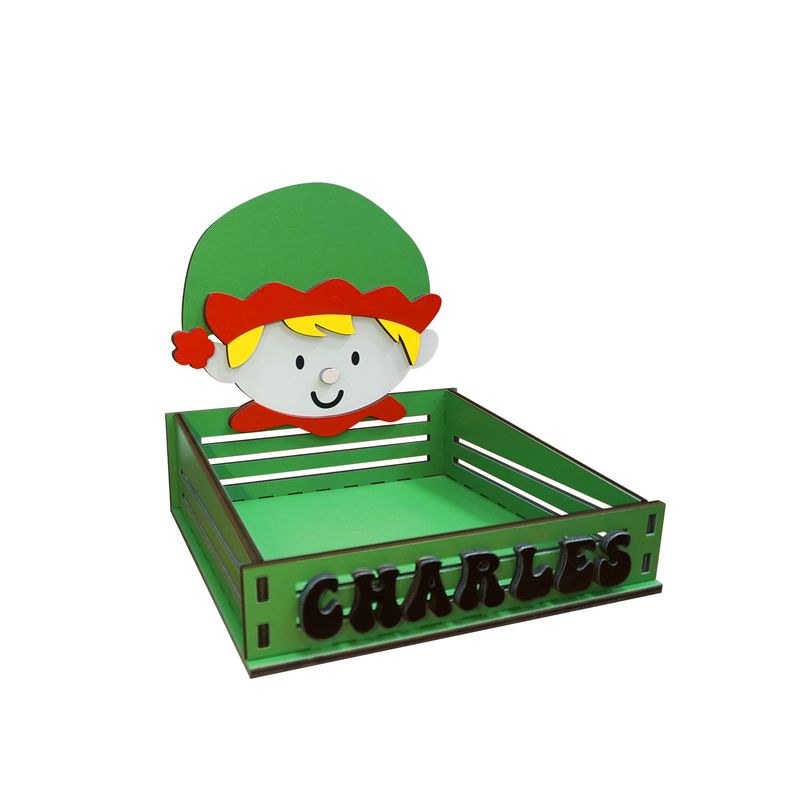 Personalized Wooden Storage Crate