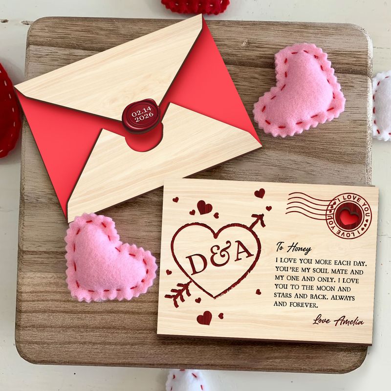 Personalized Wooden Love Letter