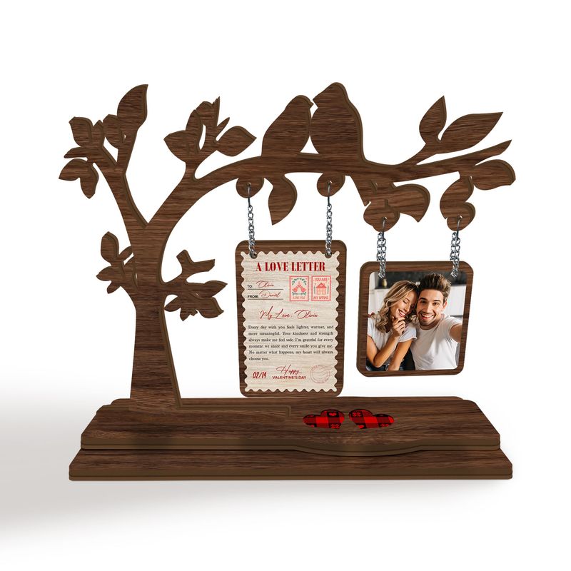 Custom Shape 1-Layer Wooden Hanging Display Stand