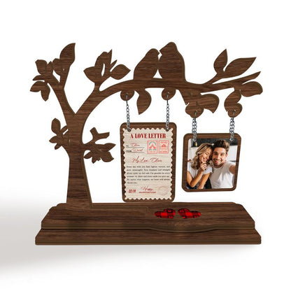 Custom Shape 1-Layer Wooden Hanging Display Stand