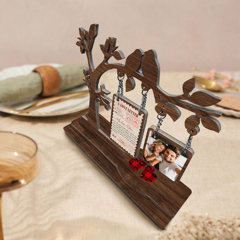 Personalized Wooden Hanging Display Stand