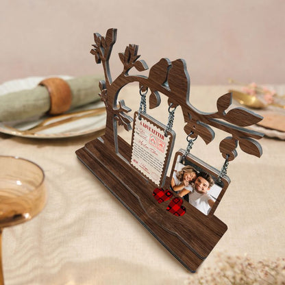 Personalized Wooden Hanging Display Stand
