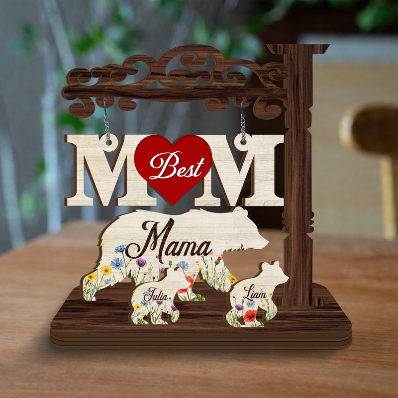 Personalized Wooden Hanging Display Stand