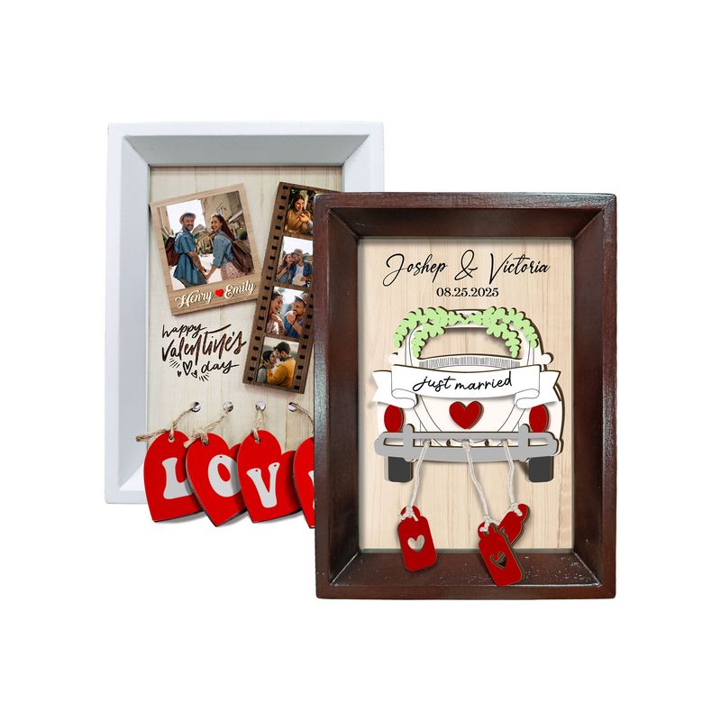 Personalized Wooden Art Piece With Frame
