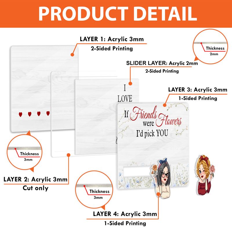 Personalized Acrylic Slider Ornament