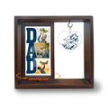 Personalized Rotating Photo Frame With Acrylic Hanging Charm