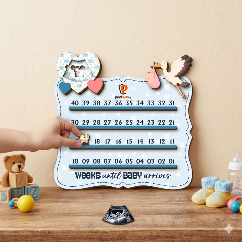 Personalized Wooden Calendar