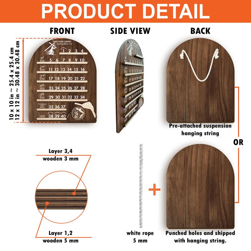 Personalized Wooden Calendar