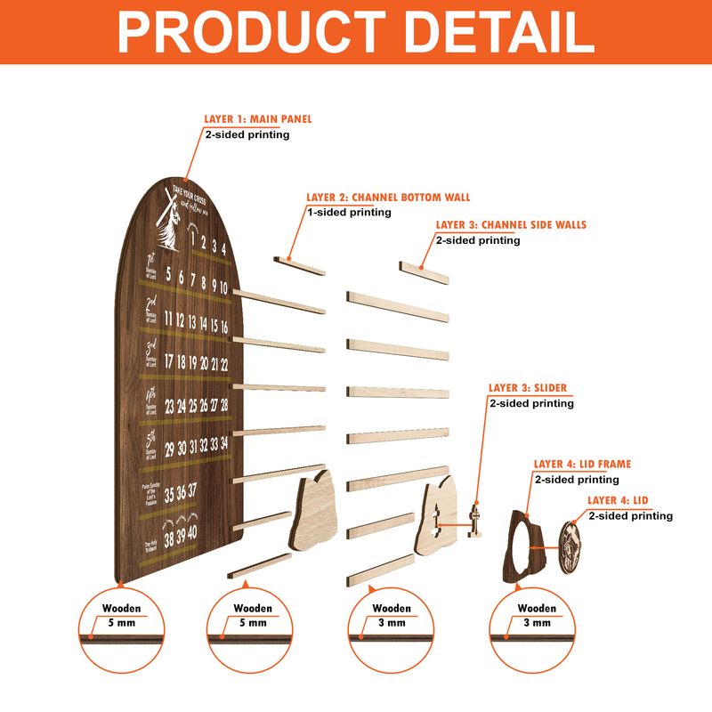 Personalized Wooden Calendar