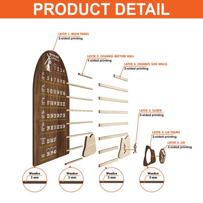 Personalized Wooden Calendar