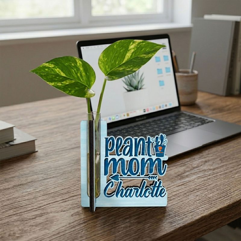 Personalized Wooden Plant Propagation Station