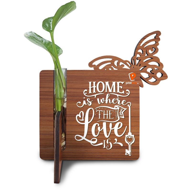 Custom Shape 1-Layer Wooden Plant Propagation Station