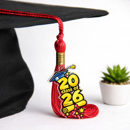Personalized Graduation Tassel With Acrylic Charm