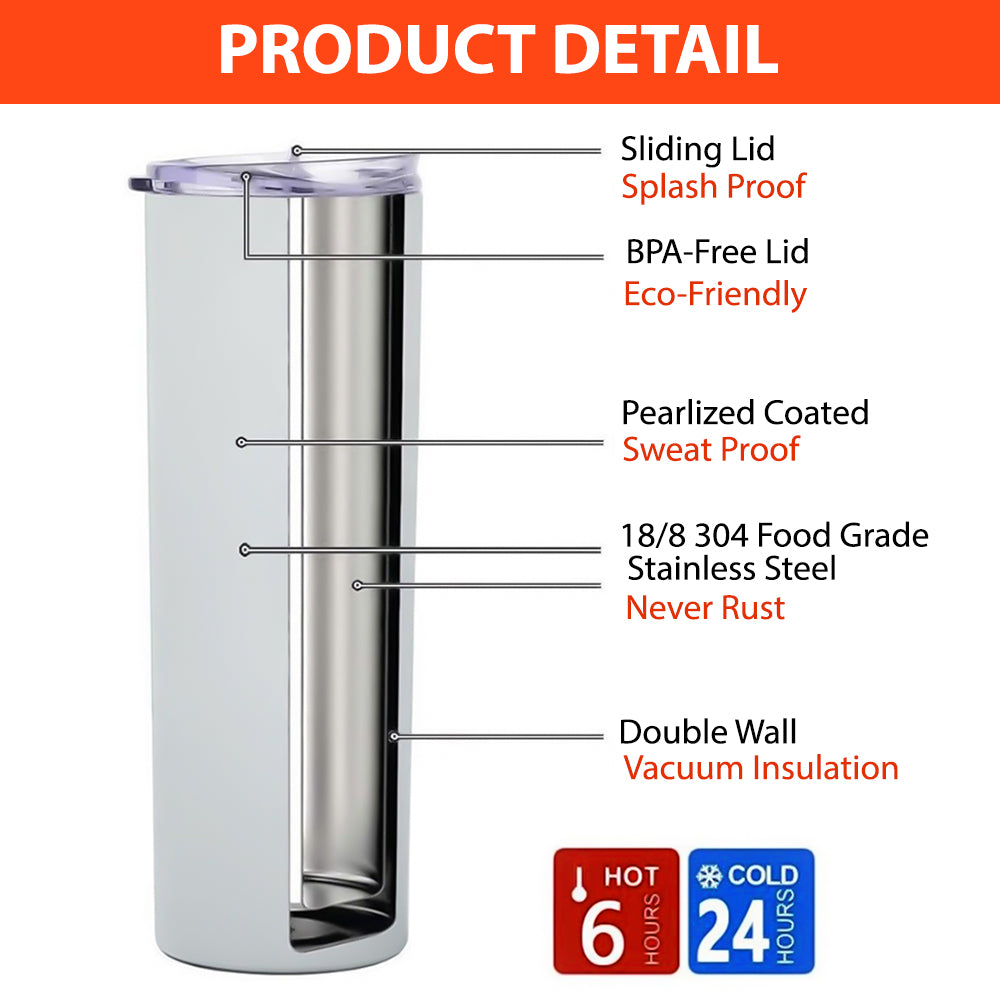 Personalized 30oz Skinny Tumbler