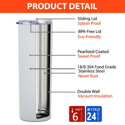 Personalized 30oz Skinny Tumbler